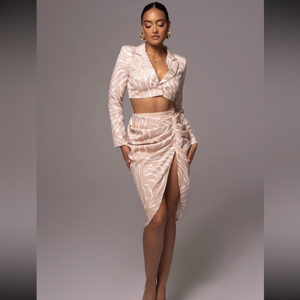 Beige islander two piece